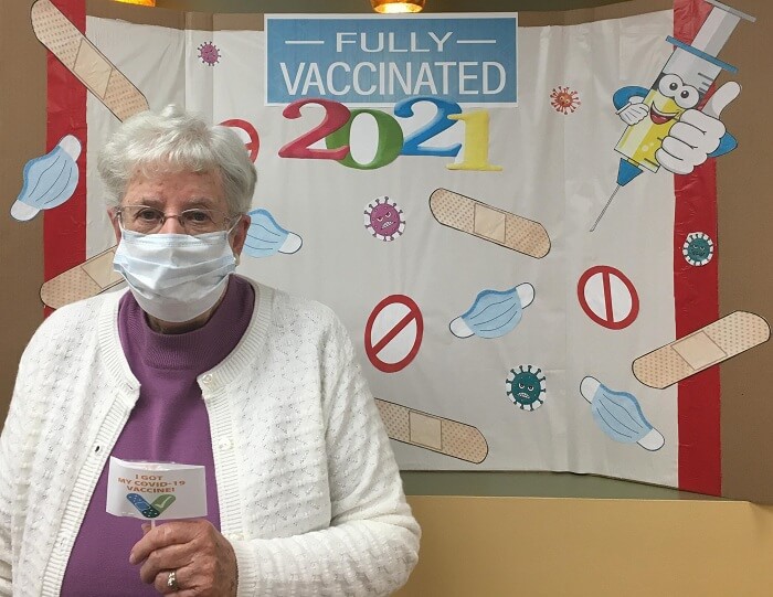 Recognition - Fully Vaccinated at Belleville Retirement Home