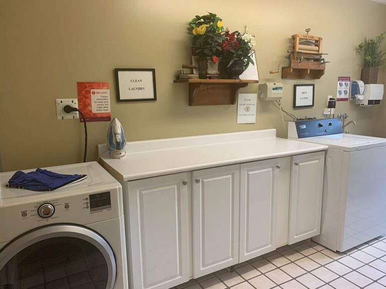 Laundry Area of Pickering Retirement Home